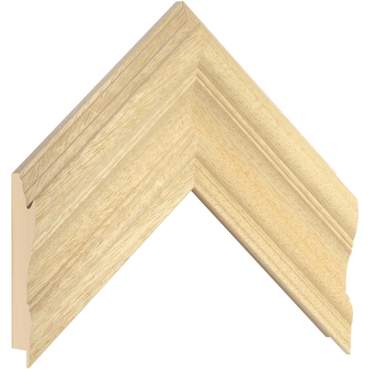Baguette brute en tilleul, largeur 80mm, hauteur 45mm -  Échantillons