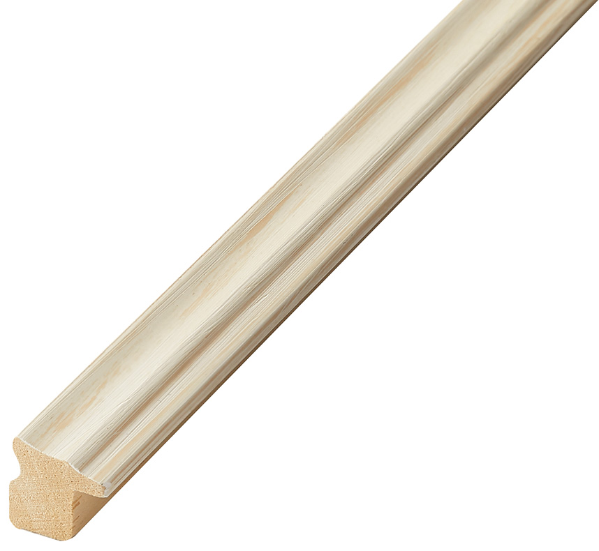 Baguette pin jointé, larg.16mm, haut.16mm - ivoire