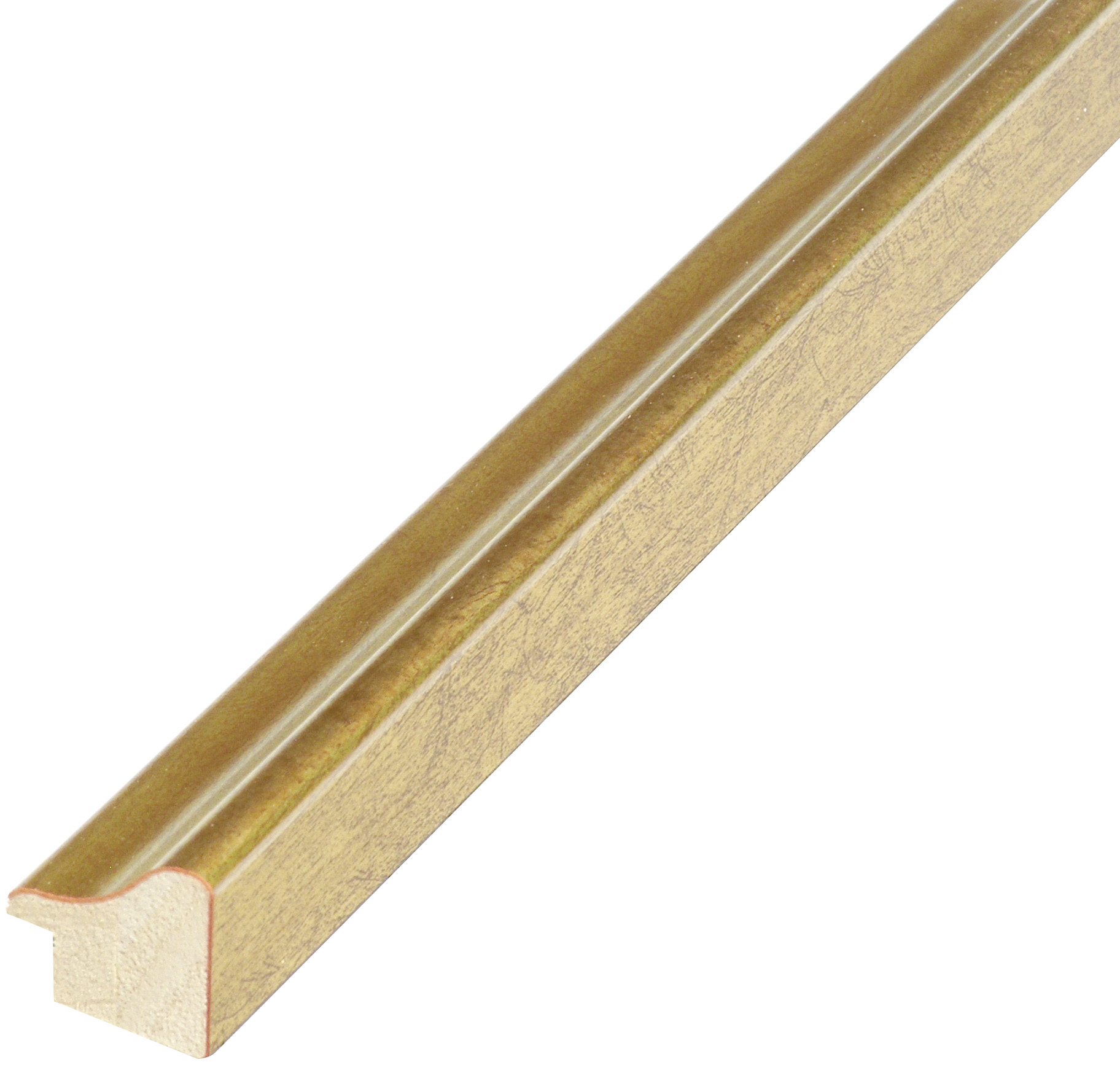 Baguette pin jointé, largeur 23mm, hauteur 22 - Doré