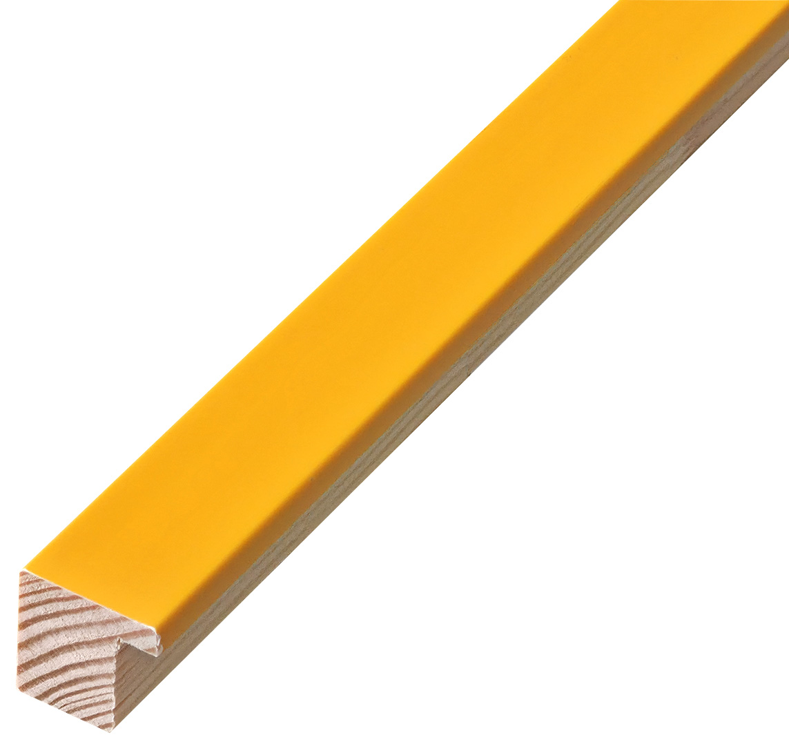 Baguette pin jointé - Largeur 20mm Hauteur 20 - Jaune