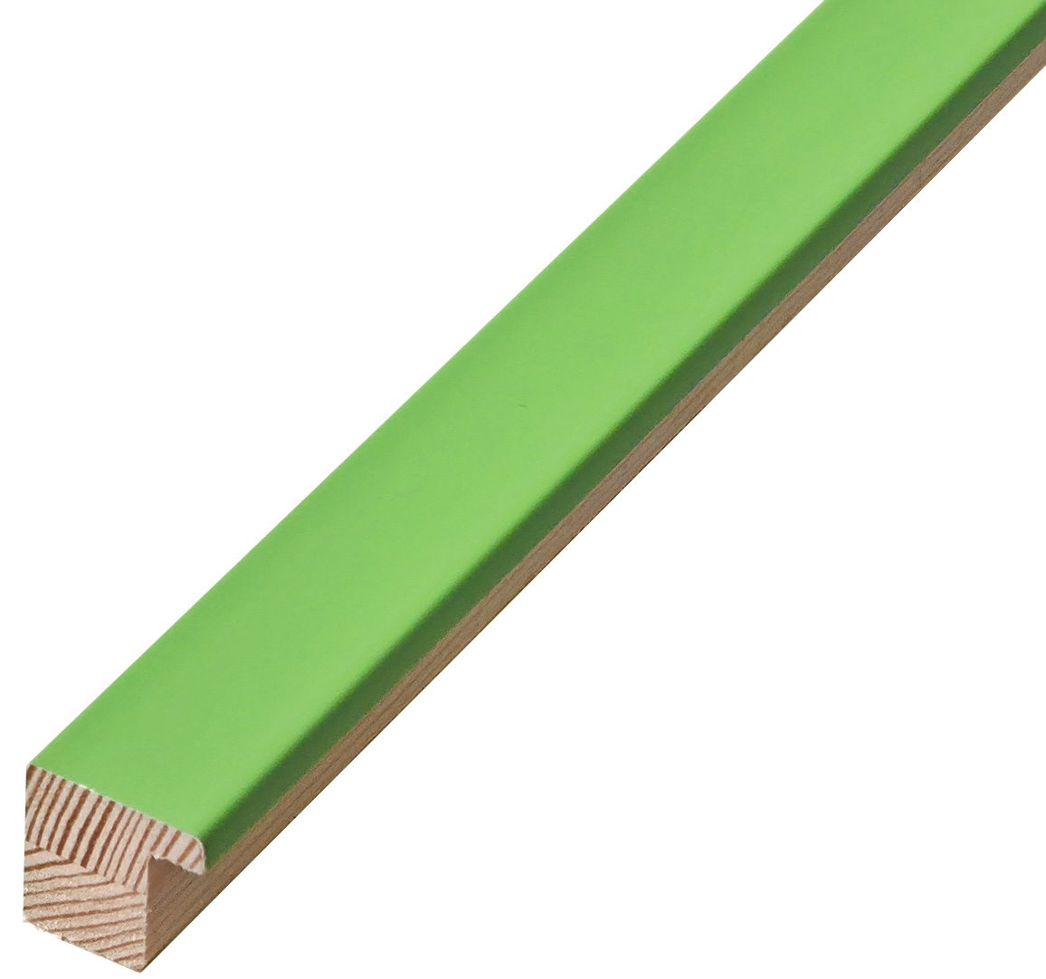 Baguette pin jointé - Largeur 20mm Hauteur 20 - Vert clair