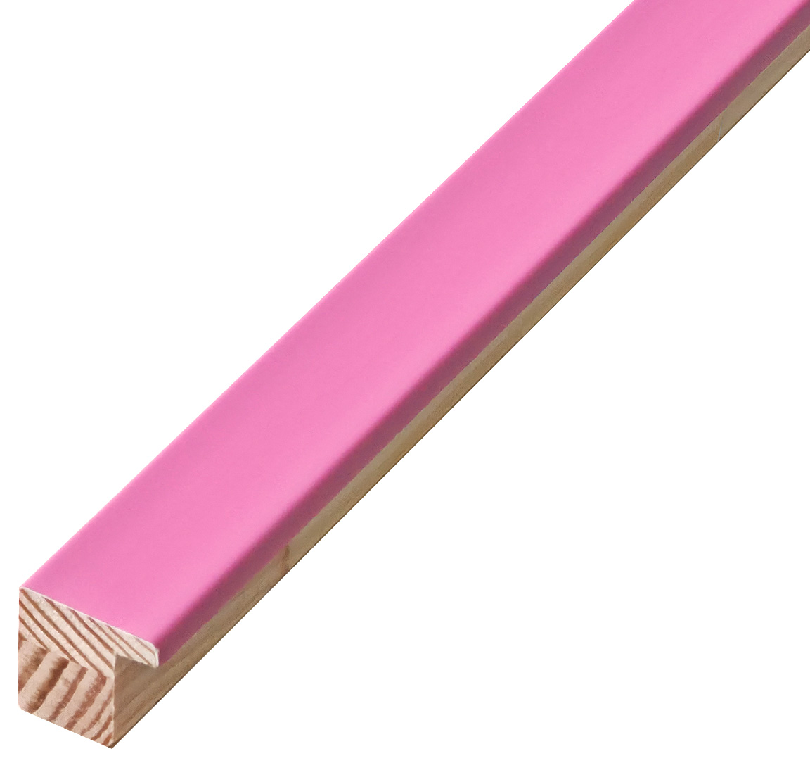 Baguette pin jointé - Largeur 20mm Hauteur 20 - Rose