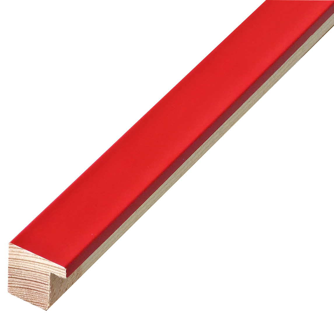 Baguette pin jointé - Largeur 20mm Hauteur 20 - Rouge