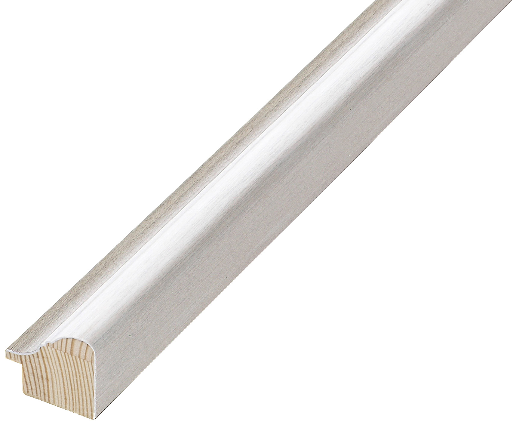 Baguette sapin jointé - Largeur 30mm Hauteur 27 - Blanc