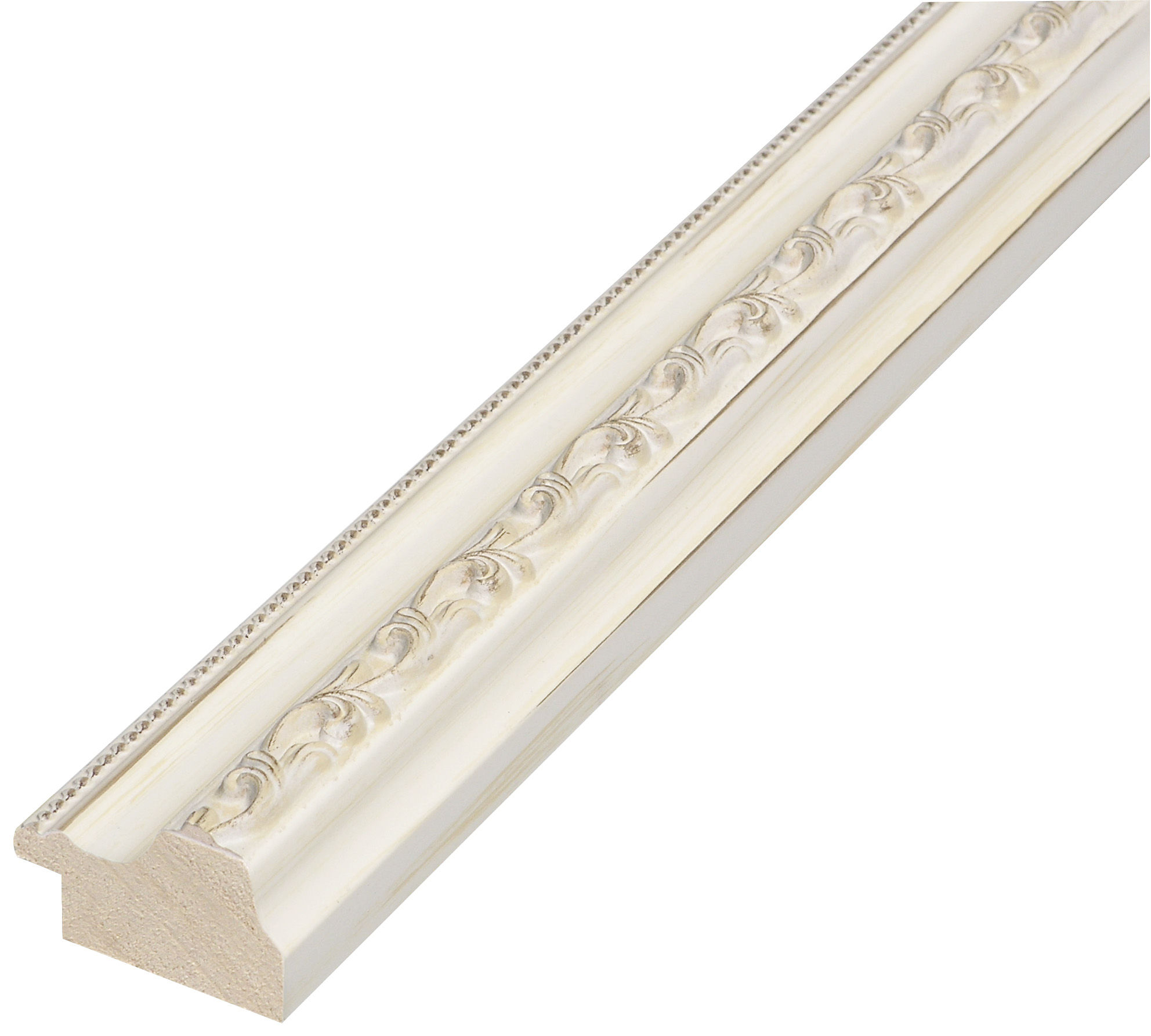 Baguette pin jointé larg.32mm - doré, décorations en relief