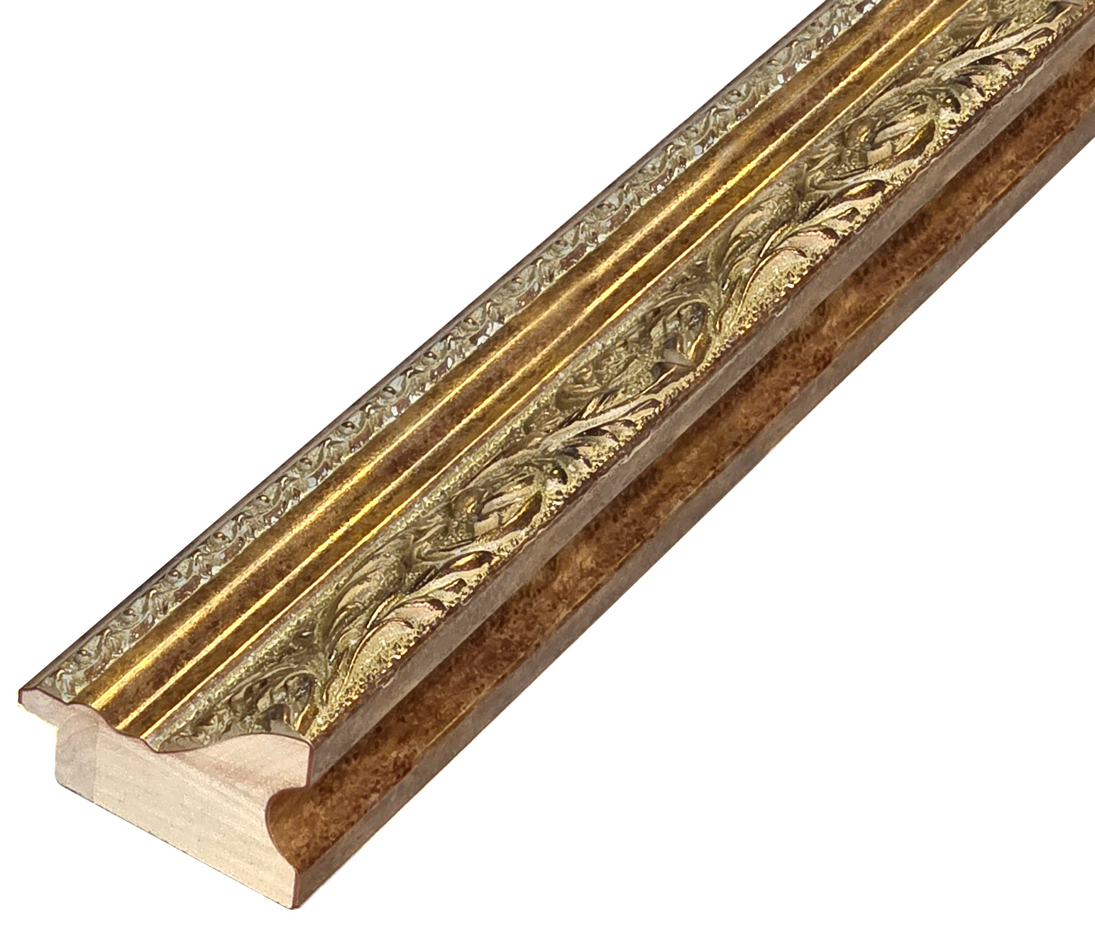 Baguette pin jointé - Largeur 66mm Hauteur 32 - Or