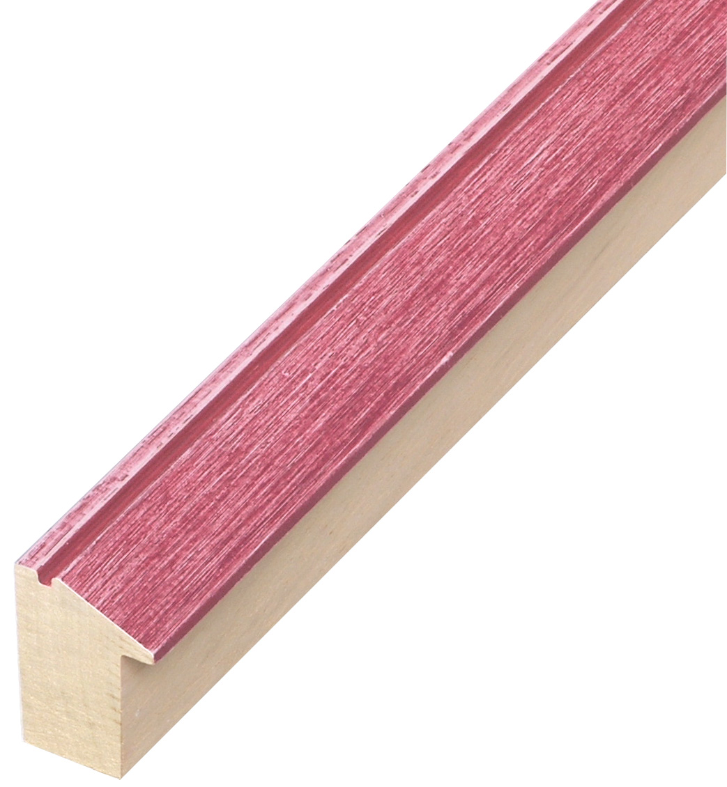 Baguette ayous larg.28mm haut.40 - couleur rose