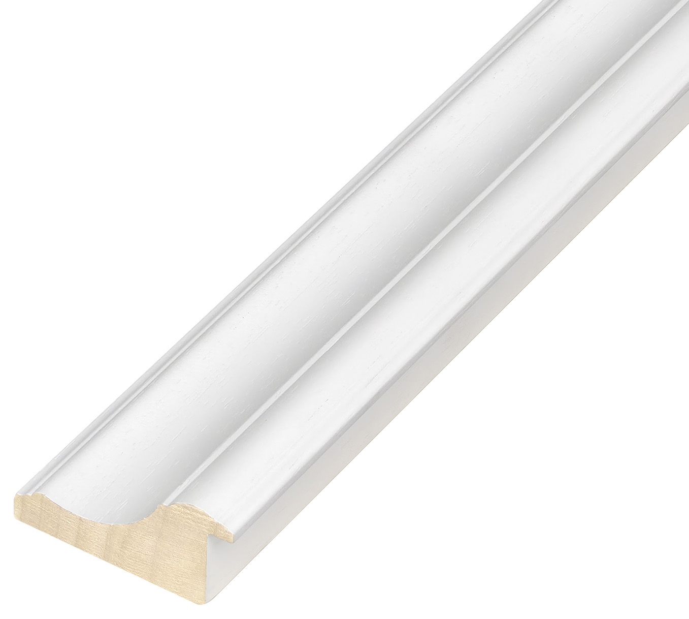 Baguette ayous - Largeur 67mm Hauteur 32 - Blanc